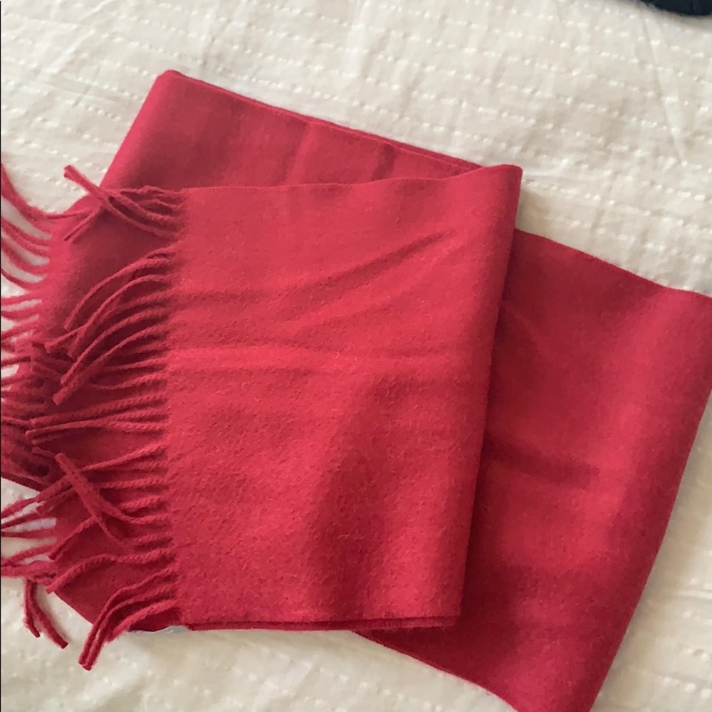 🎉FINAL PRICE DROP 🎉Red Cashmere Scarf